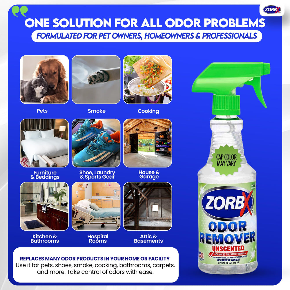 ZORBX 16oz pack highlights versatile size for home and facility use