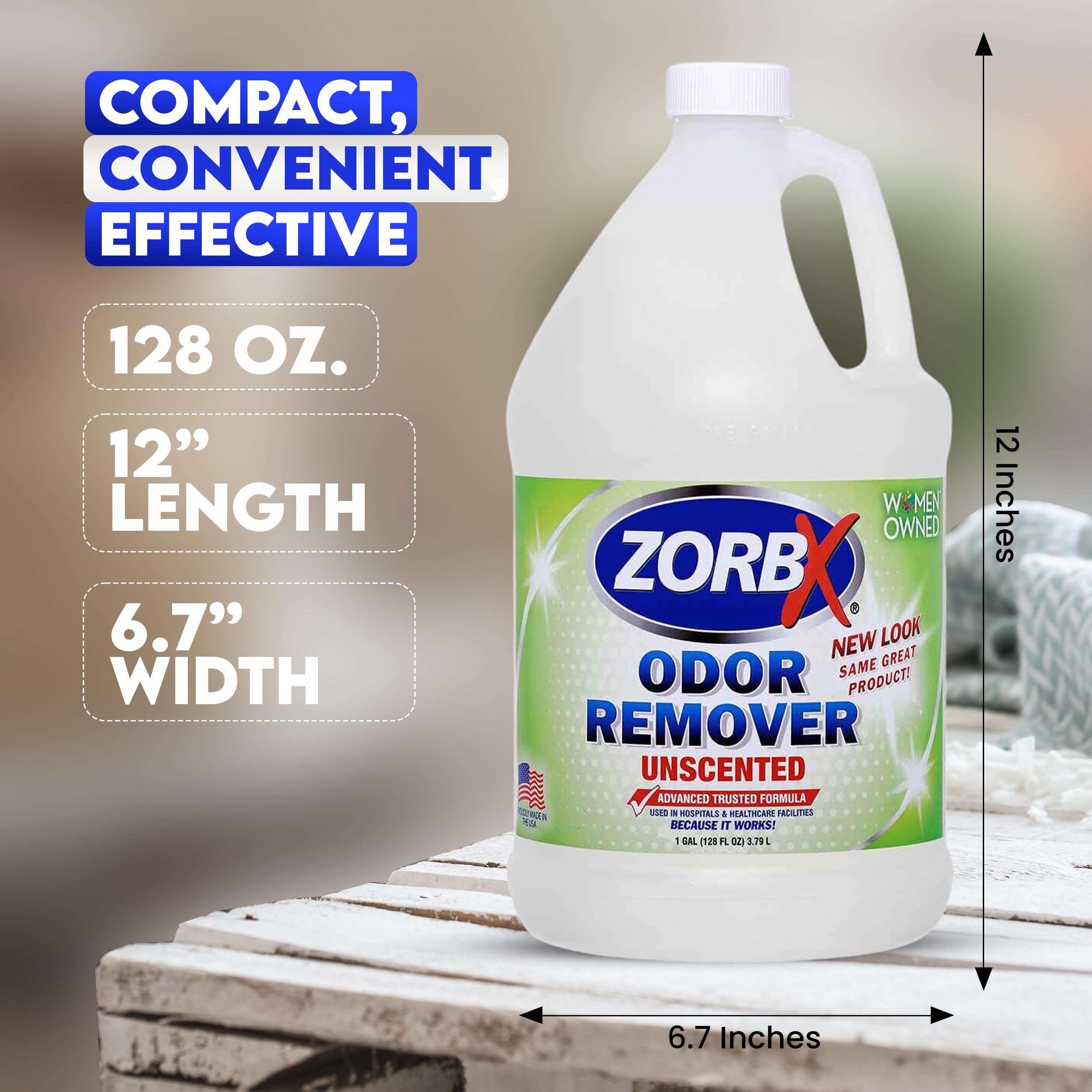 ZORBX safety-tested odor remover supports multiple uses with dependable performance