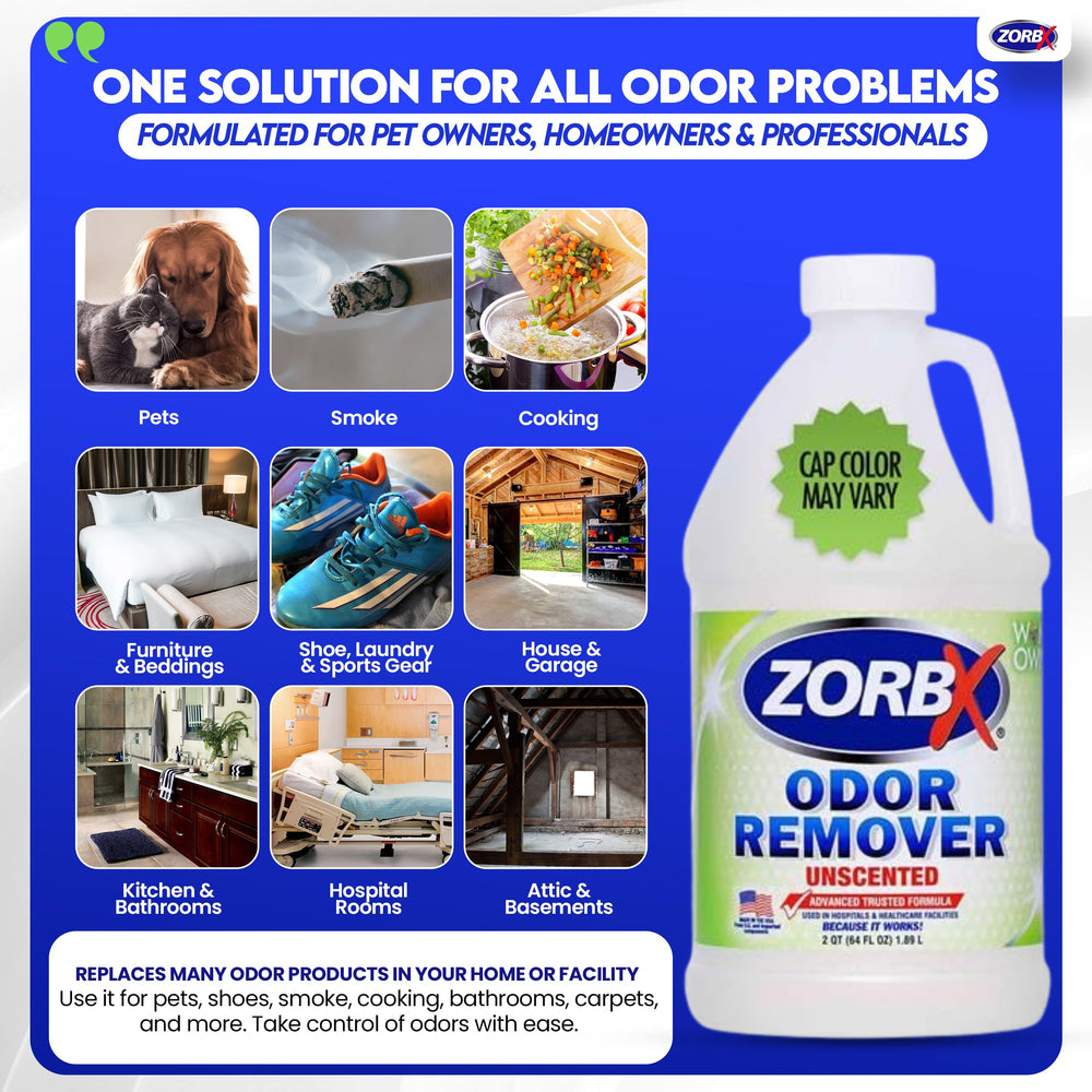 ZORBX Unscented Odor Eliminator for outdoor use tackles odors safely outside