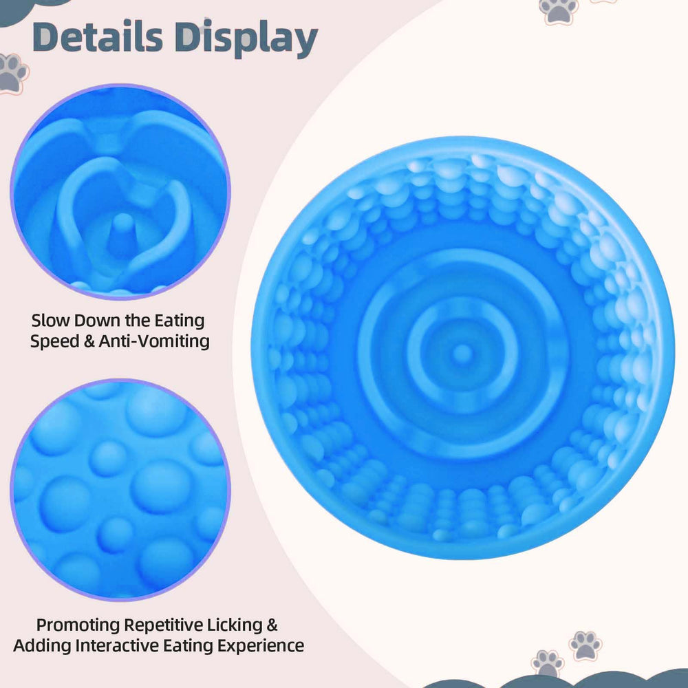 ZOURYNUA BPA-free silicone bowl highlights safe, durable material for pets