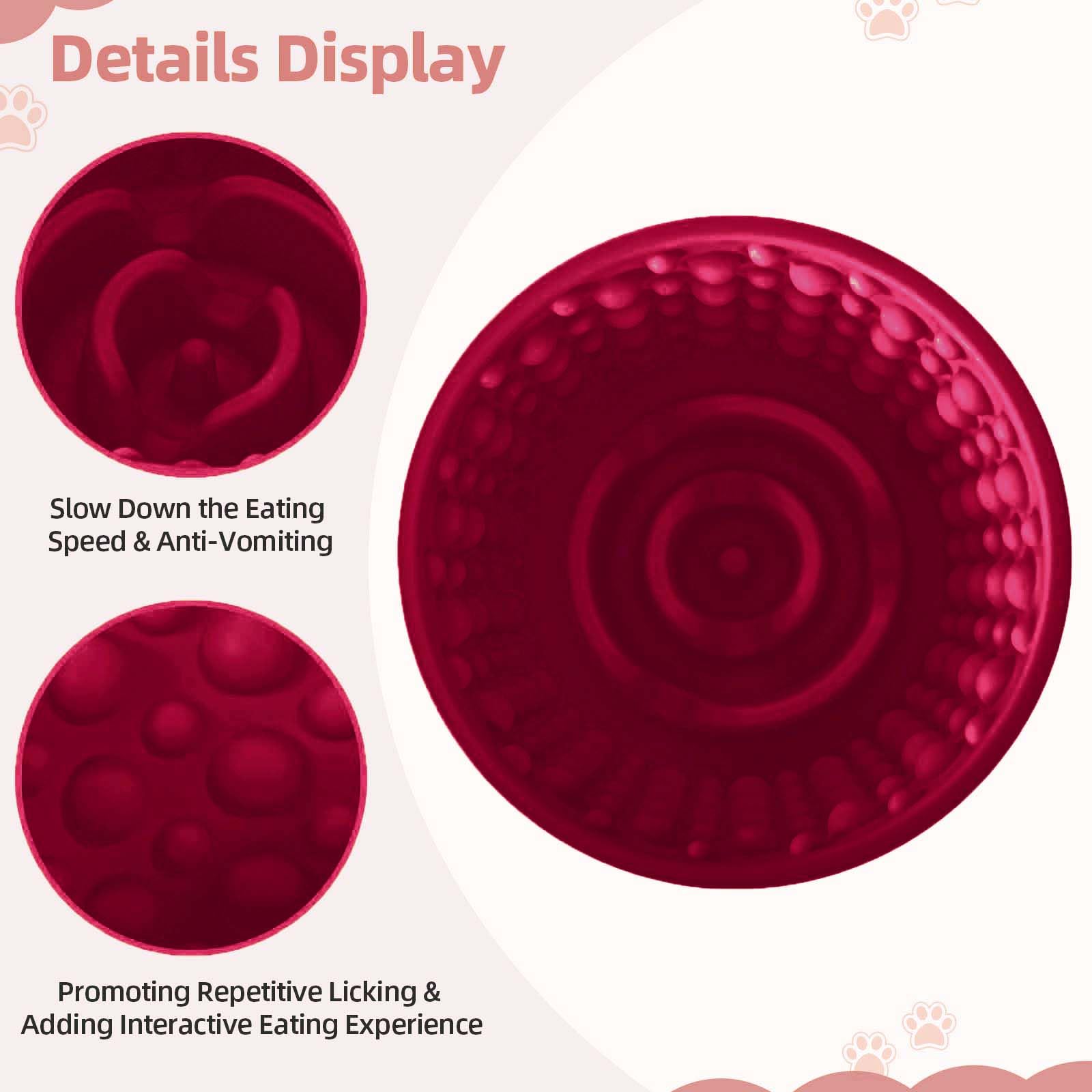 ZOURYNUA food-grade silicone construction ensures safe, flexible use during dog feeding.