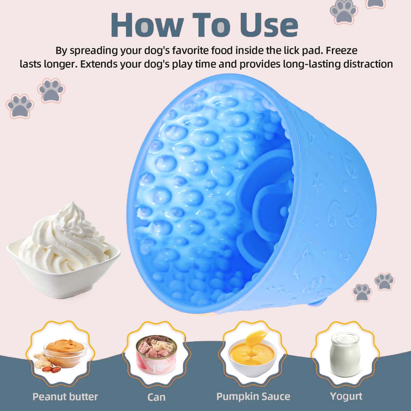 ZOURYNUA lick dispenser design promotes interactive, extended licking sessions