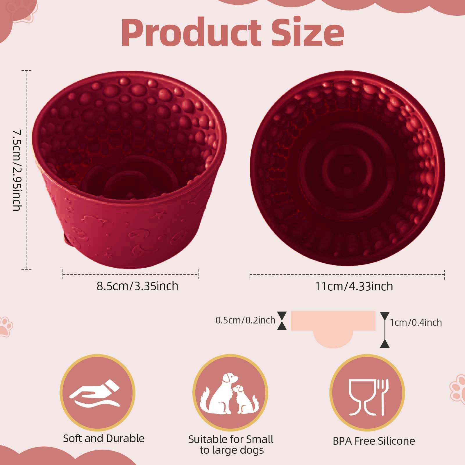 ZOURYNUA non-slip suction cup base keeps the bowl stable during meals.