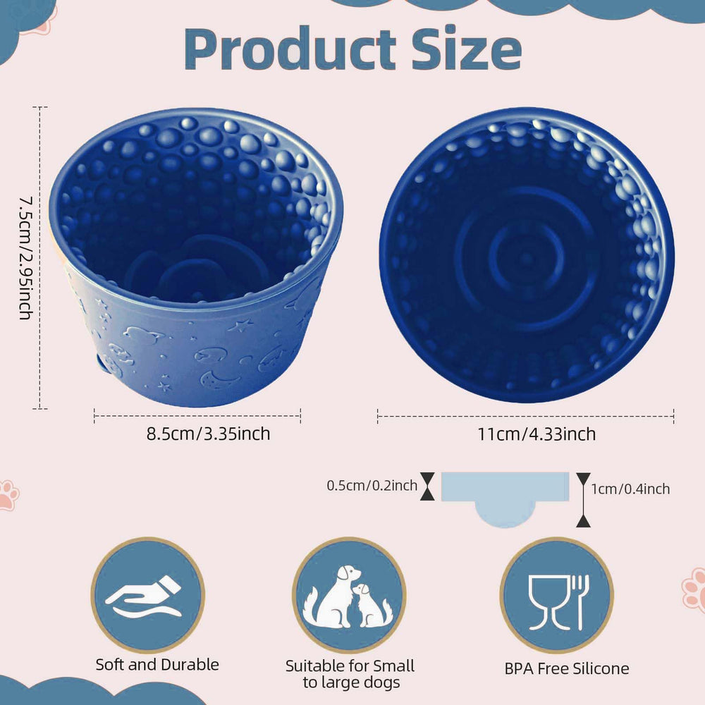 ZOURYNUA non-slip suction cup keeps bowl in place during meals.