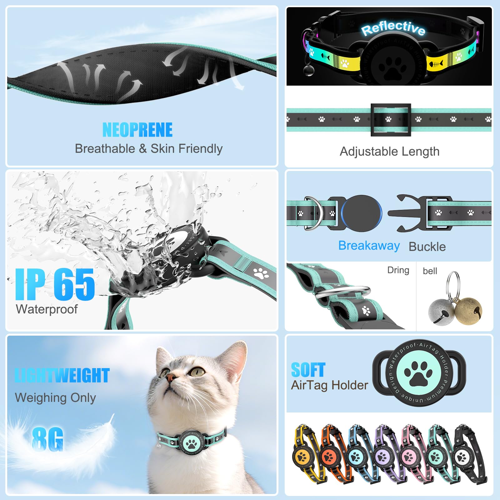 ZOWPET breakaway buckle collar preventing injury during outdoor play