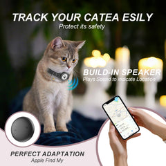 ZOWPET cat collar with bells and waterproof holder for outdoor visibility