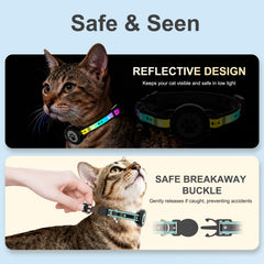 ZOWPET reflective strip collar enhances nighttime visibility and safety