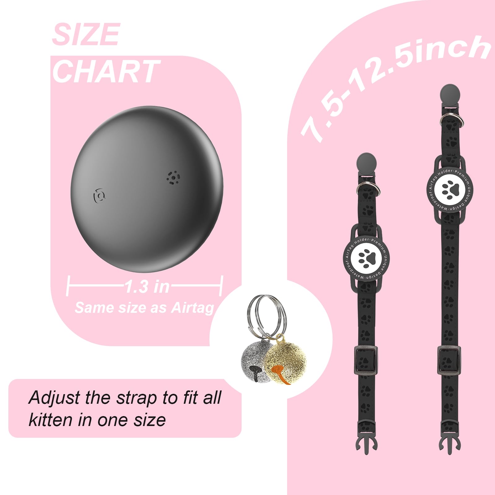 ZOWPET waterproof holder keeps the tracker clean in rain
