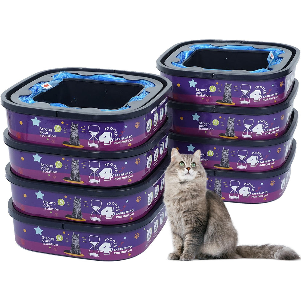 ZOZEEA cat litter refill 28ft ultra-thick design for leak-proof disposal