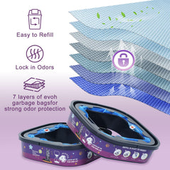 Close-up of ZOZEEA ultra-thick leakproof bag emphasizing durability.