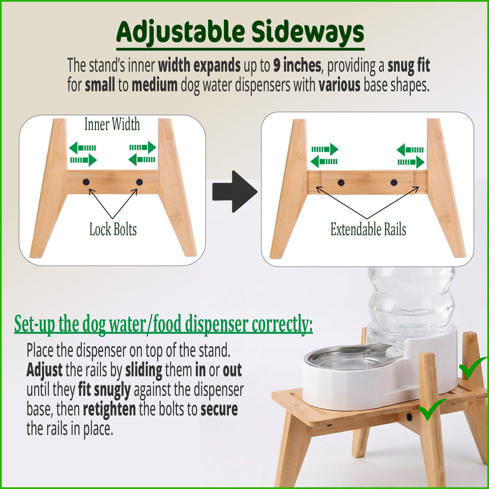 ZPirates anti slip feet keeping the stand stable on any floor surface.