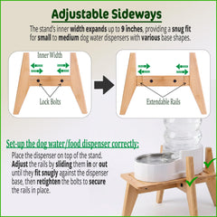 ZPirates anti slip feet keeping the stand stable on any floor surface.