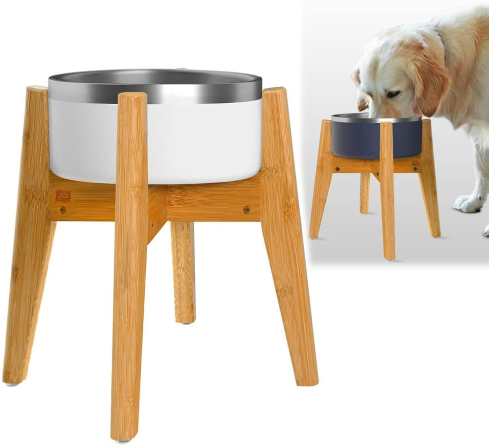 ZPirates dog bowl stand elevates bowls for large breeds