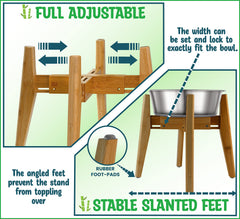 ZPirates bamboo construction provides sturdy support for daily use