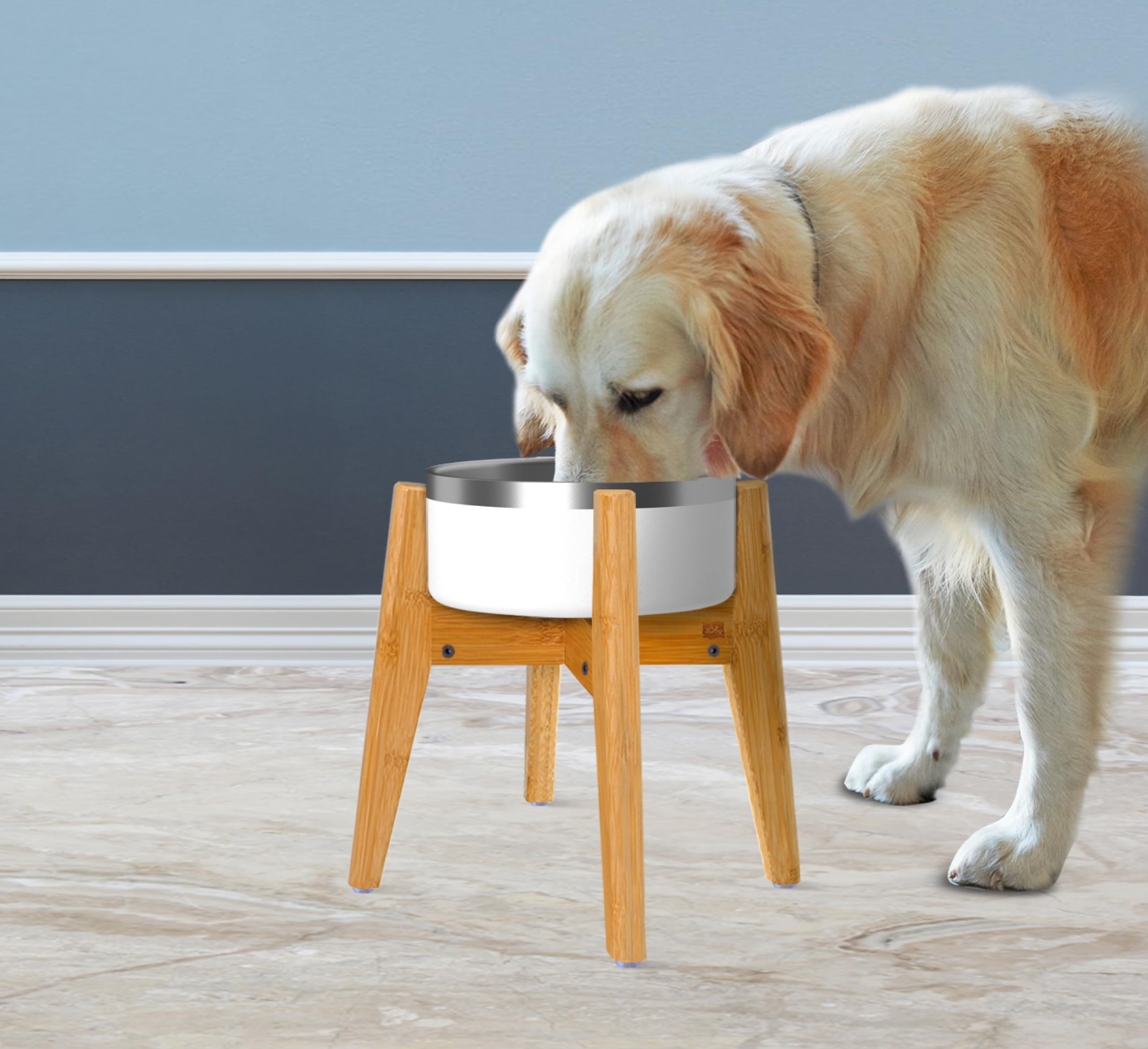 ZPirates elevated feeding deters pests around bowls