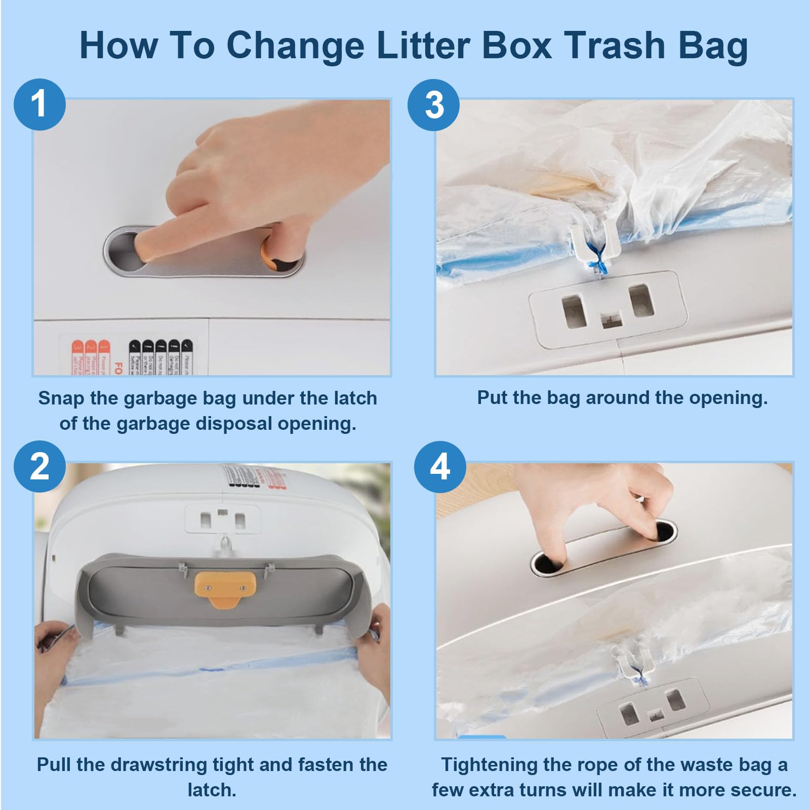 ZPSOX liners offer generous capacity to reduce frequent bag changes.