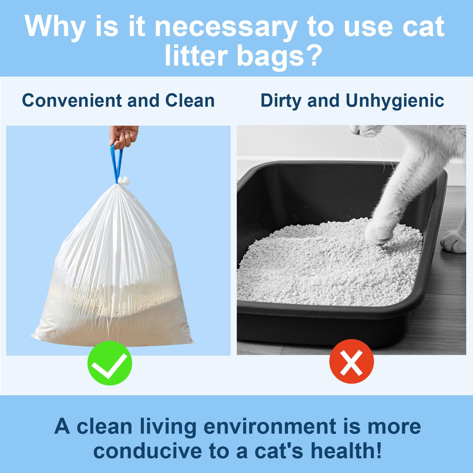ZPSOX compatible with robot litter boxes for easy disposal.