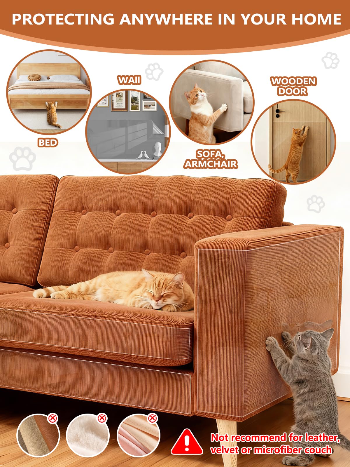 ZQVCNF couch corner protector for pets guards furniture corners.