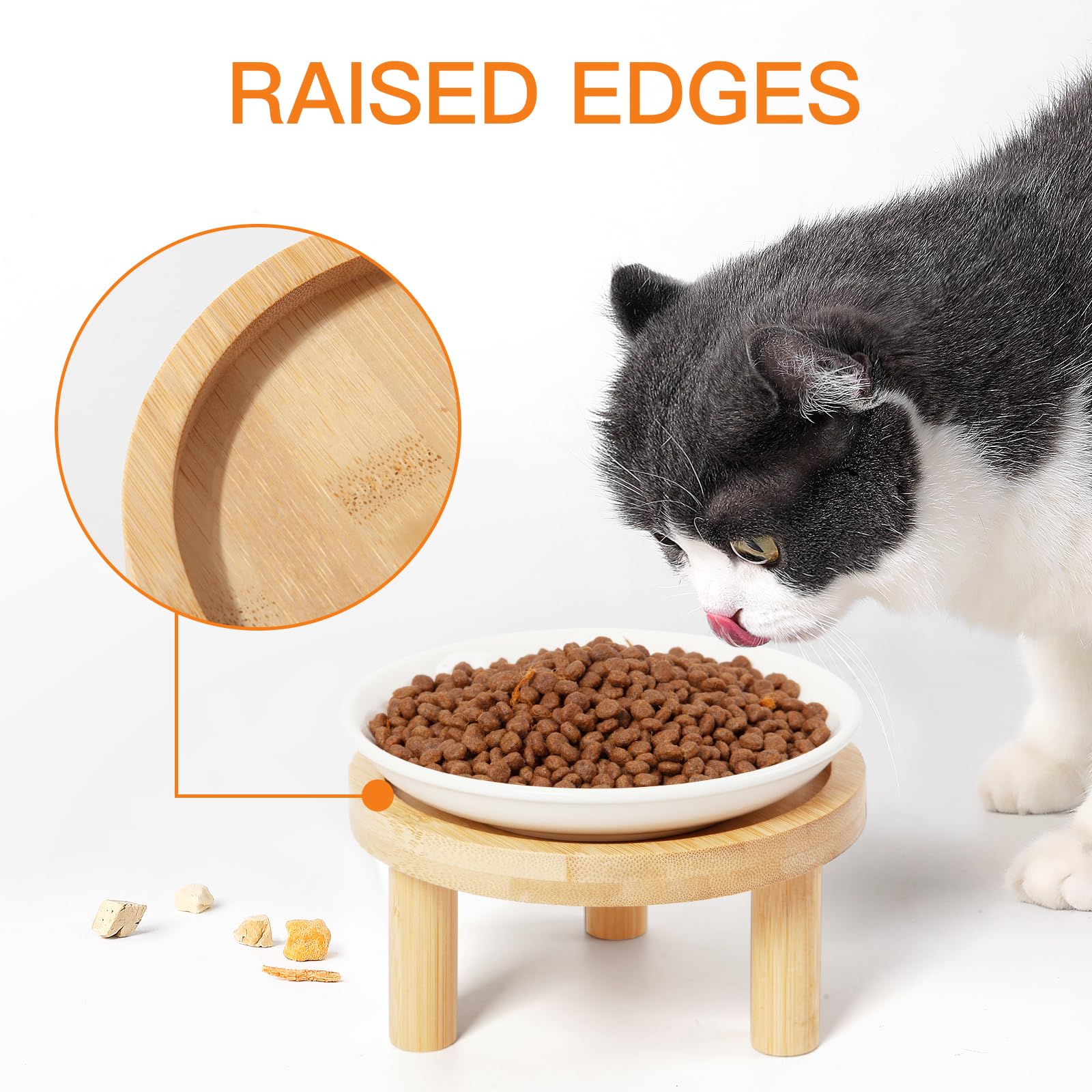 ZQYSTT design helps reduce whisker fatigue and mess during meals