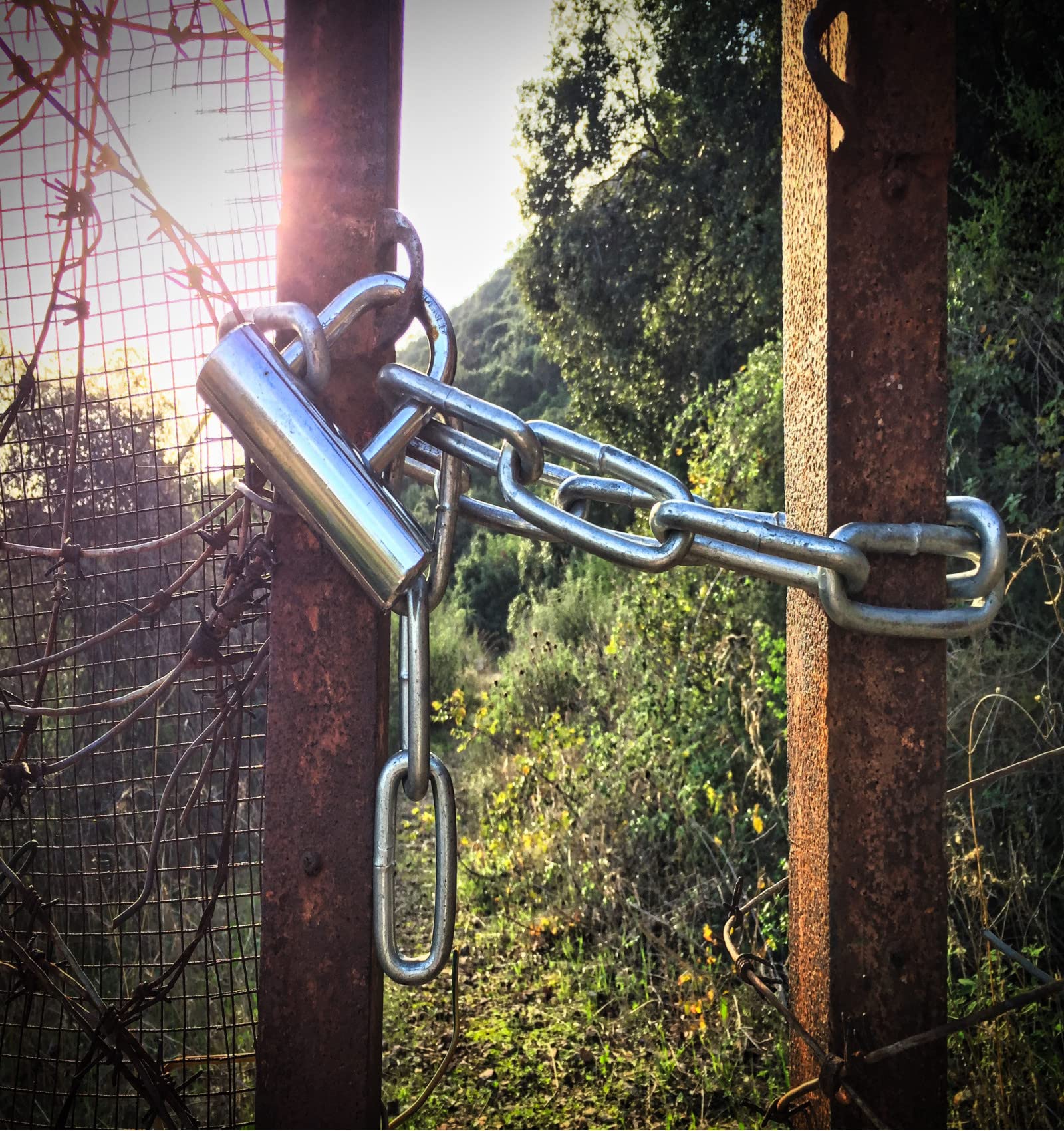 ZRruowin gate chain rated to 440 lb, supporting swings and hammocks