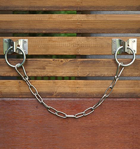 ZRruowin gate chain end hooks ready to buckle and unbuckle as needed