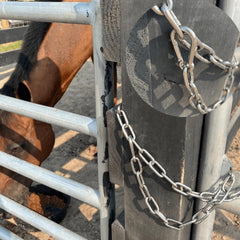 ZRruowin gate chain in rain-ready stainless steel for long-lasting outdoor performance