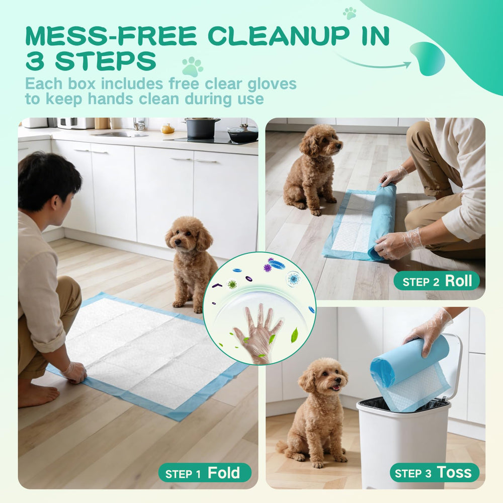 ZTAICOMGO 23x23 training pads sized for ample coverage.