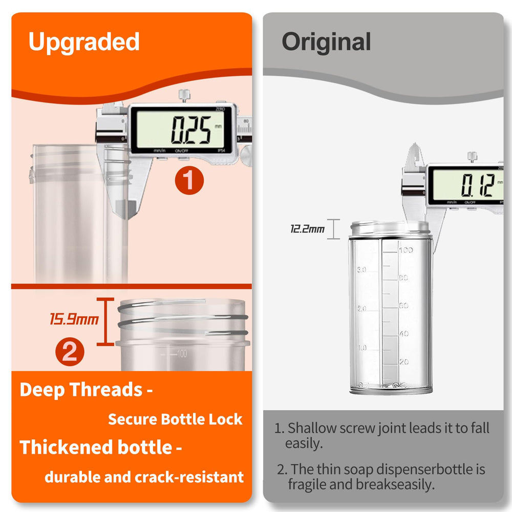 Heavy-duty, leak-proof design withstands high water pressure during baths.