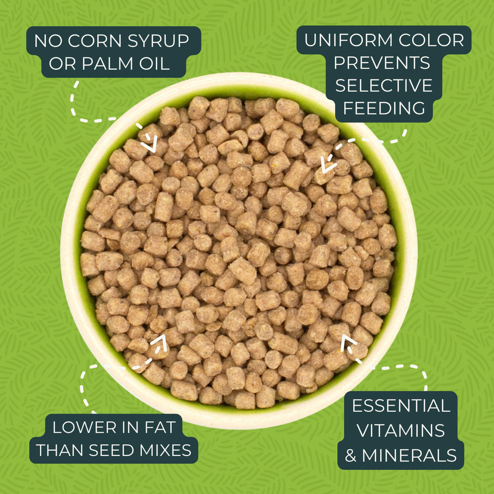 ZuPreem True Harvest multigrain formula highlights natural ingredients for small birds