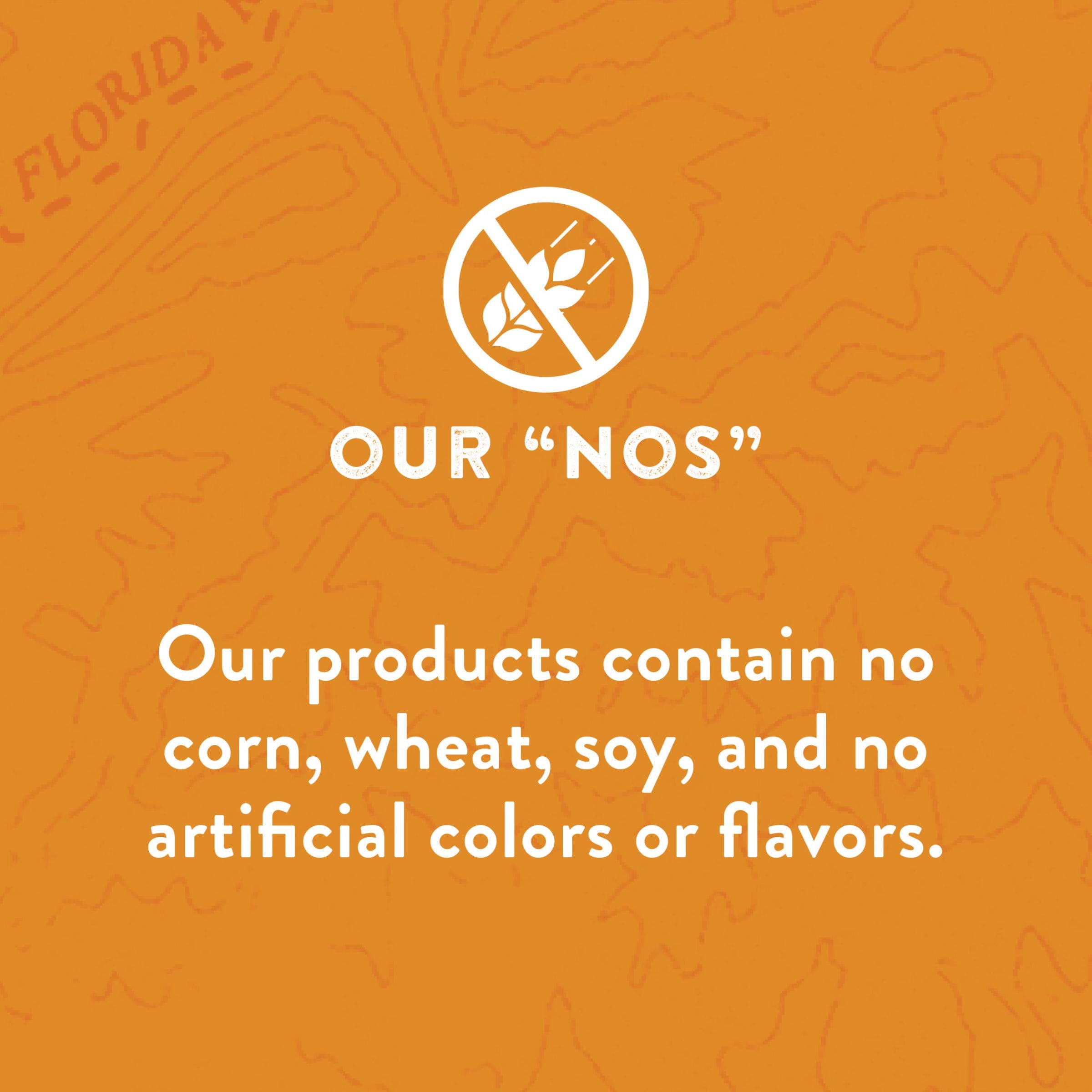 No corn, wheat, or soy badge on Zuke's Hip Action packaging