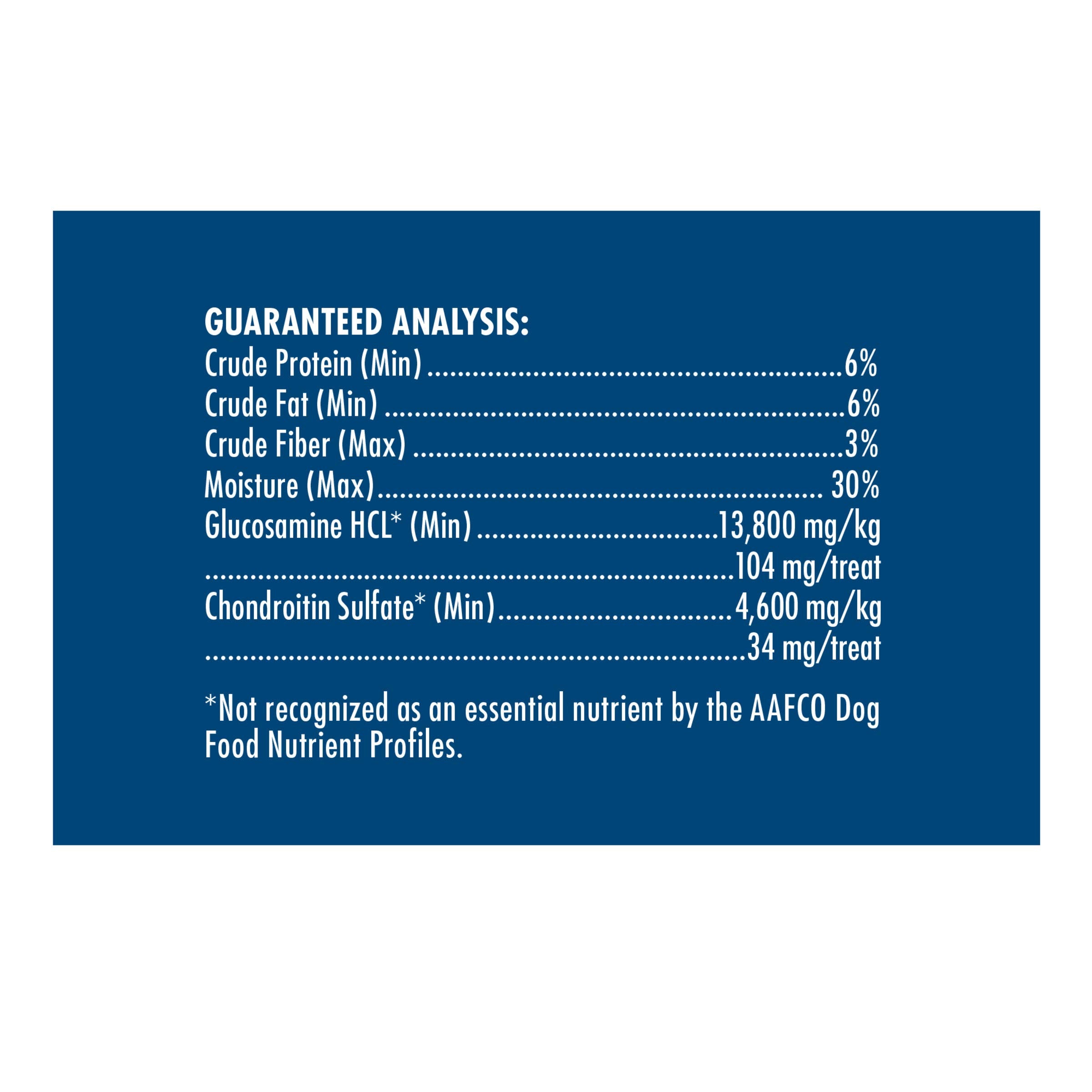 No corn, wheat, or soy listed on Zuke’s Hip Action packaging.