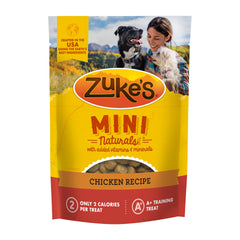 Zuke's Mini Naturals chicken-recipe treats on-the-go training reward
