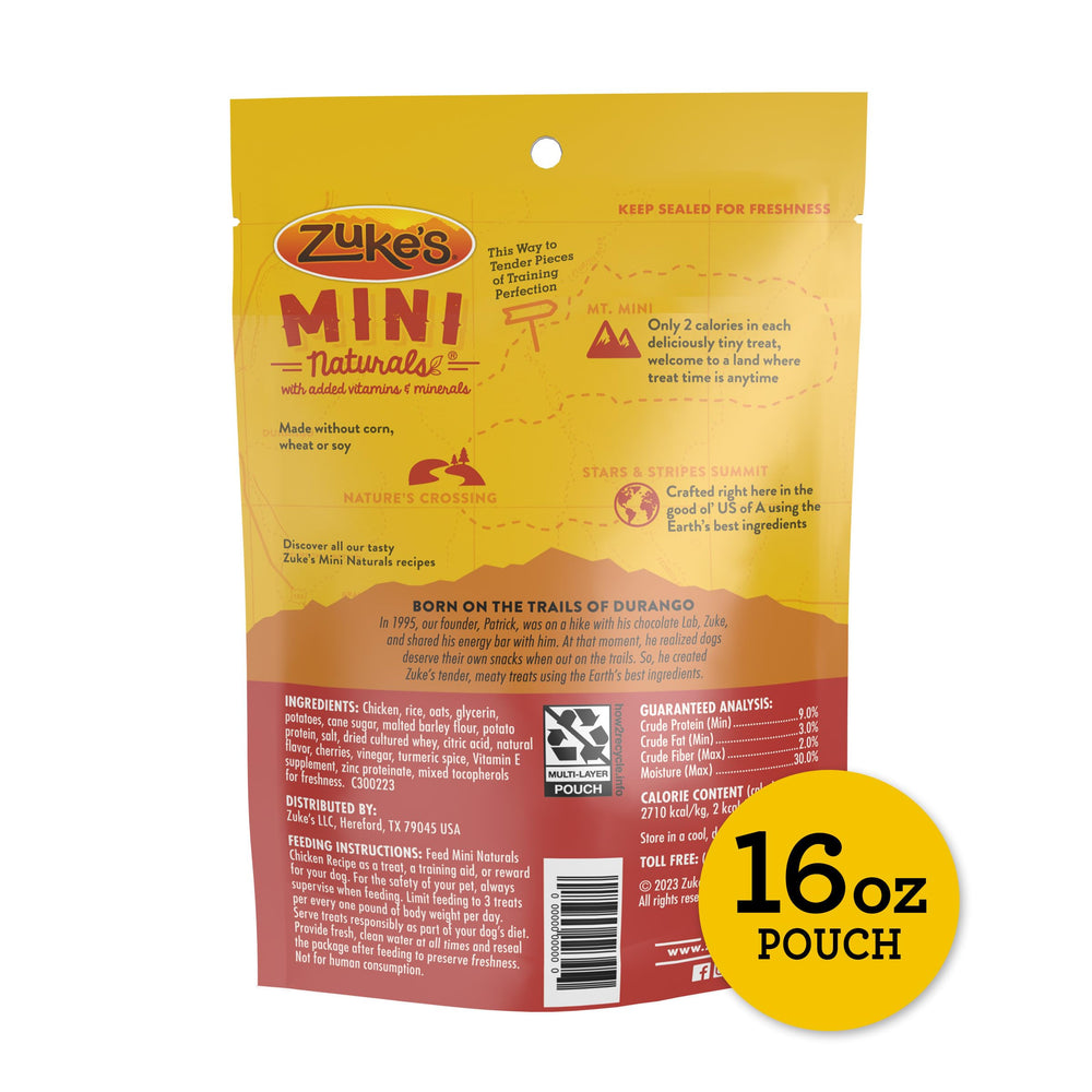 Zuke's Mini Naturals dog-training-reward supports bonding on hikes