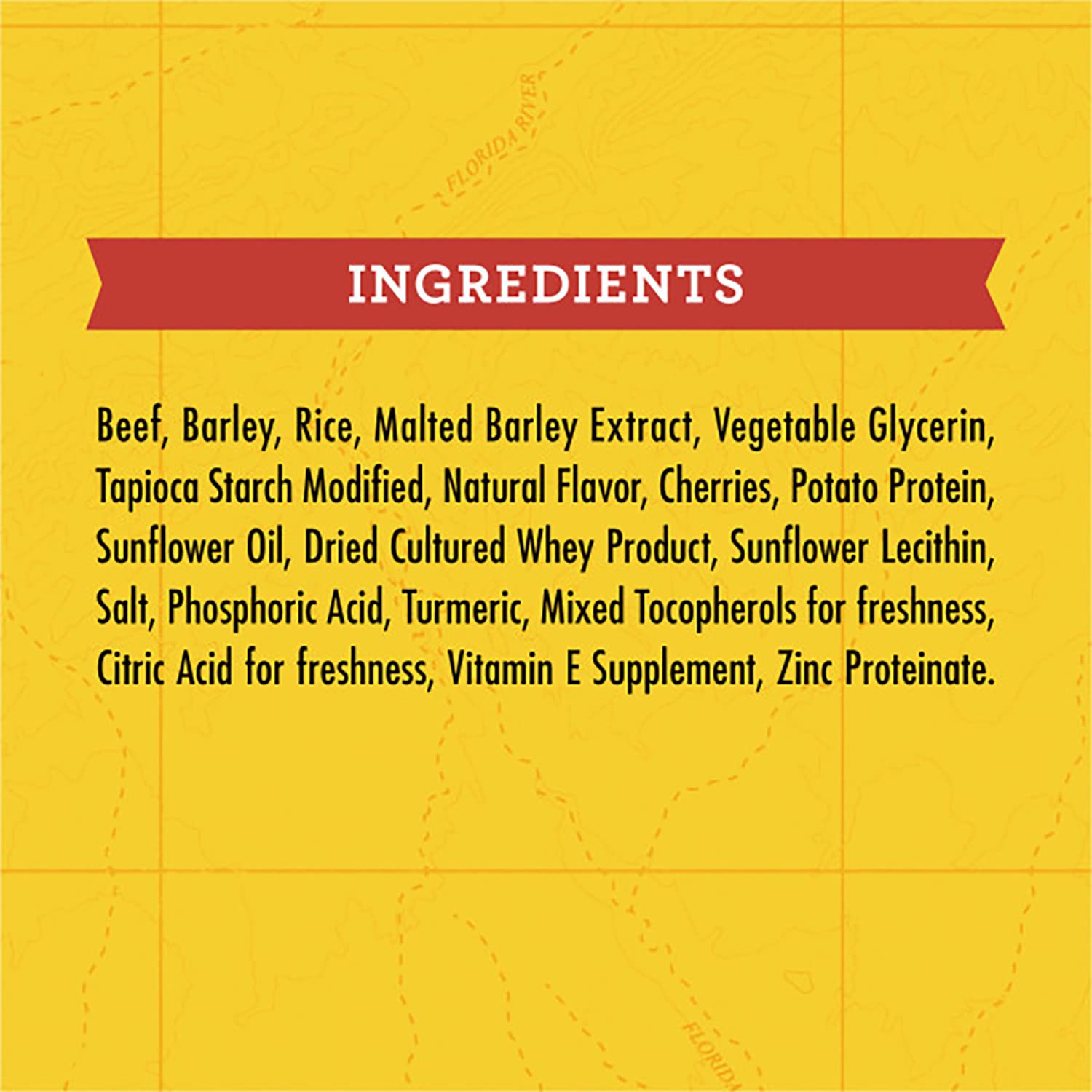 Zuke's Mini Naturals no corn, wheat, soy, or poultry.