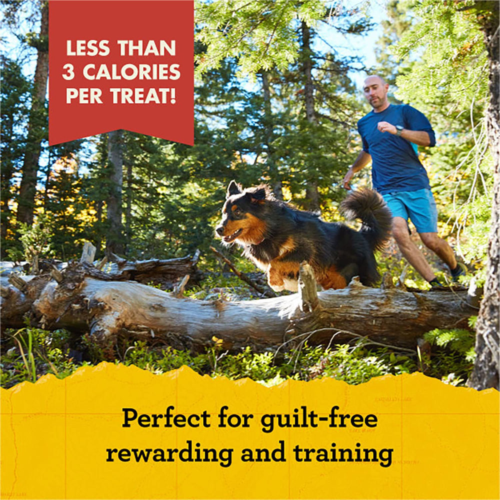 Zuke's training treats in resealable pouch maintain freshness.