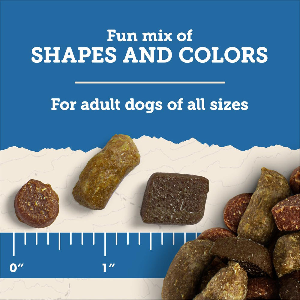 Zuke’s Trail Mix treats shown during a dog hike.
