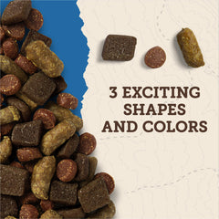 Zuke’s Trail Mix soft treats used for training, tearable or whole as needed.