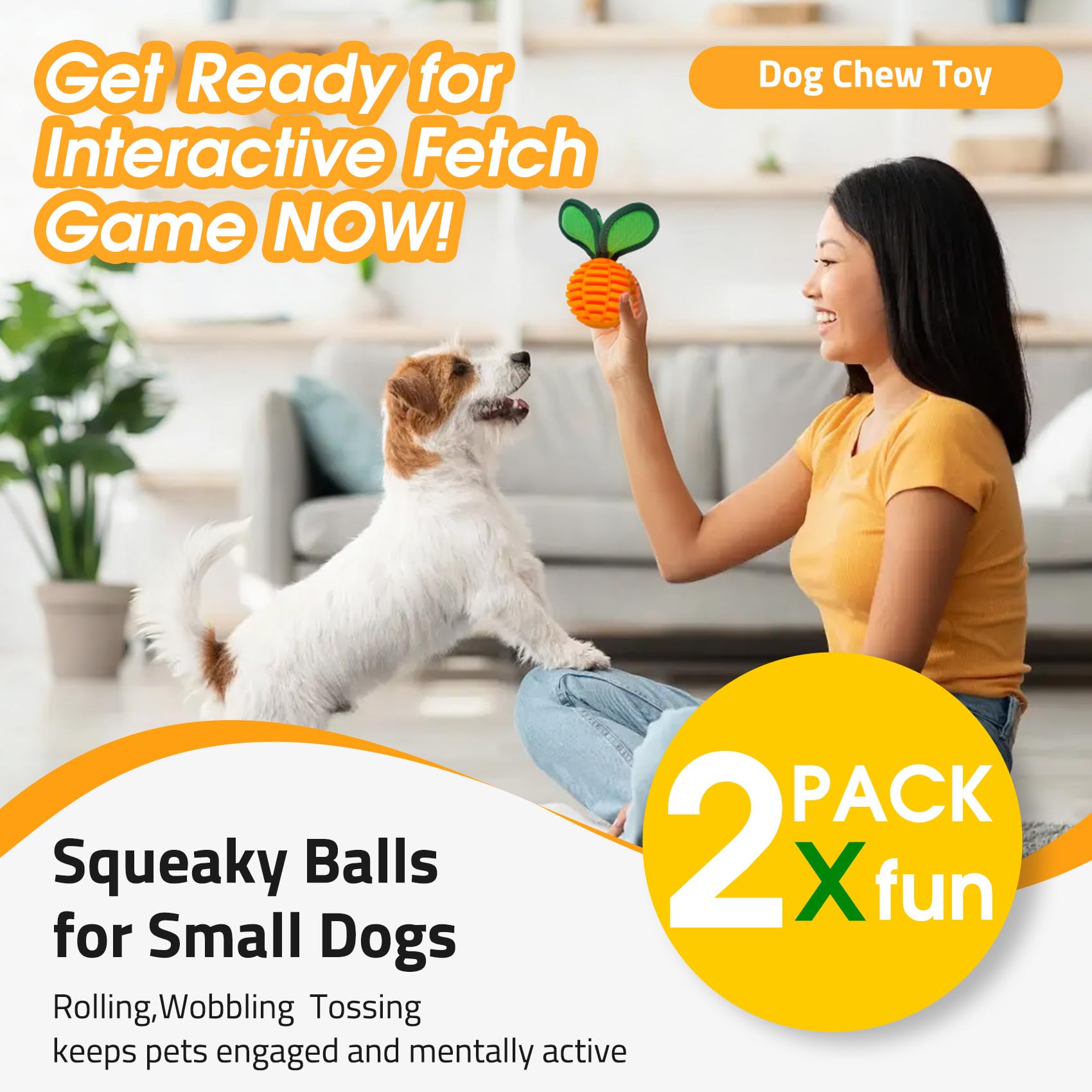 ZUMAEY 2-pack offers a backup toy so play never stops.