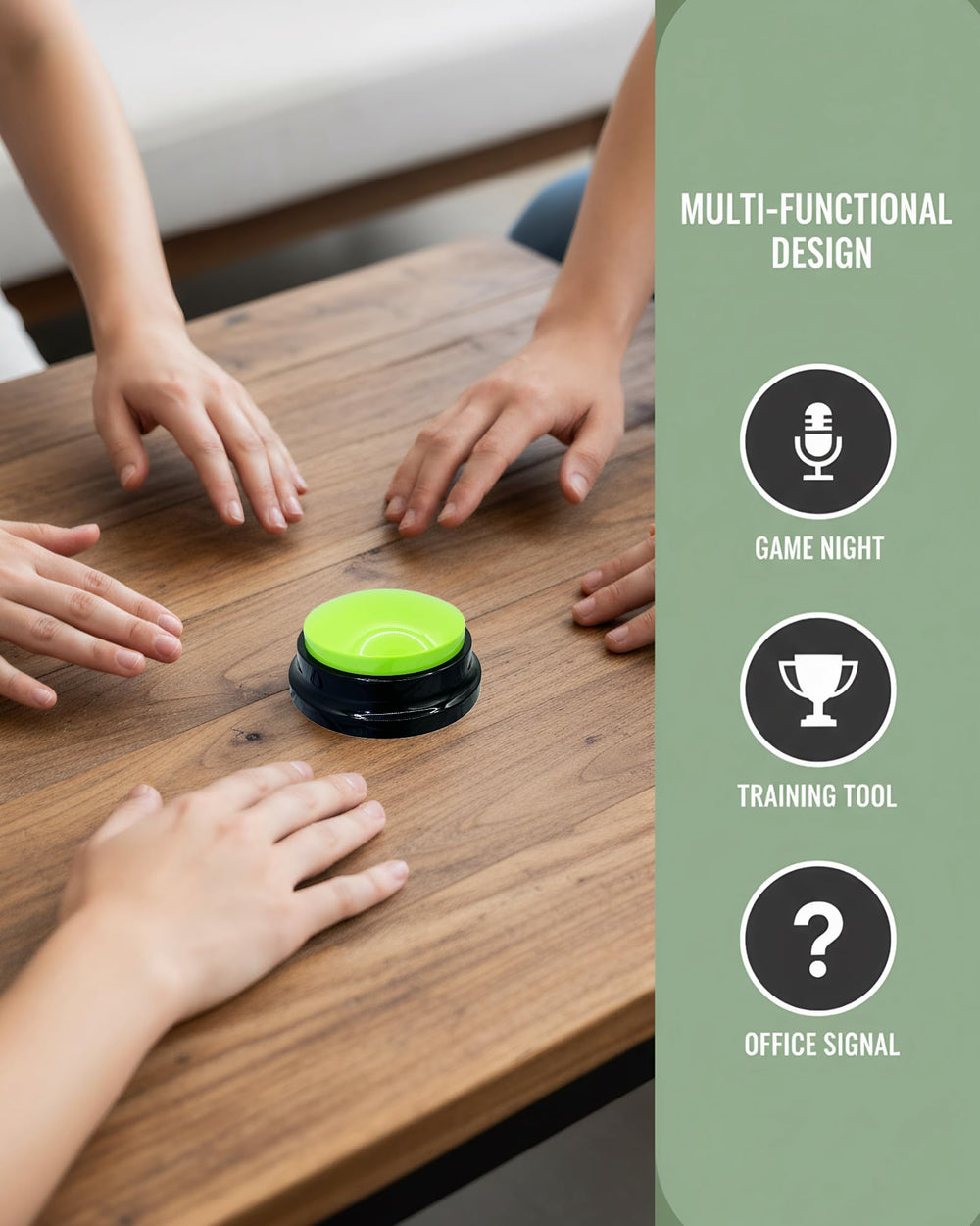 ZUMEHU anti-slip mat and clicker help keep training organized.