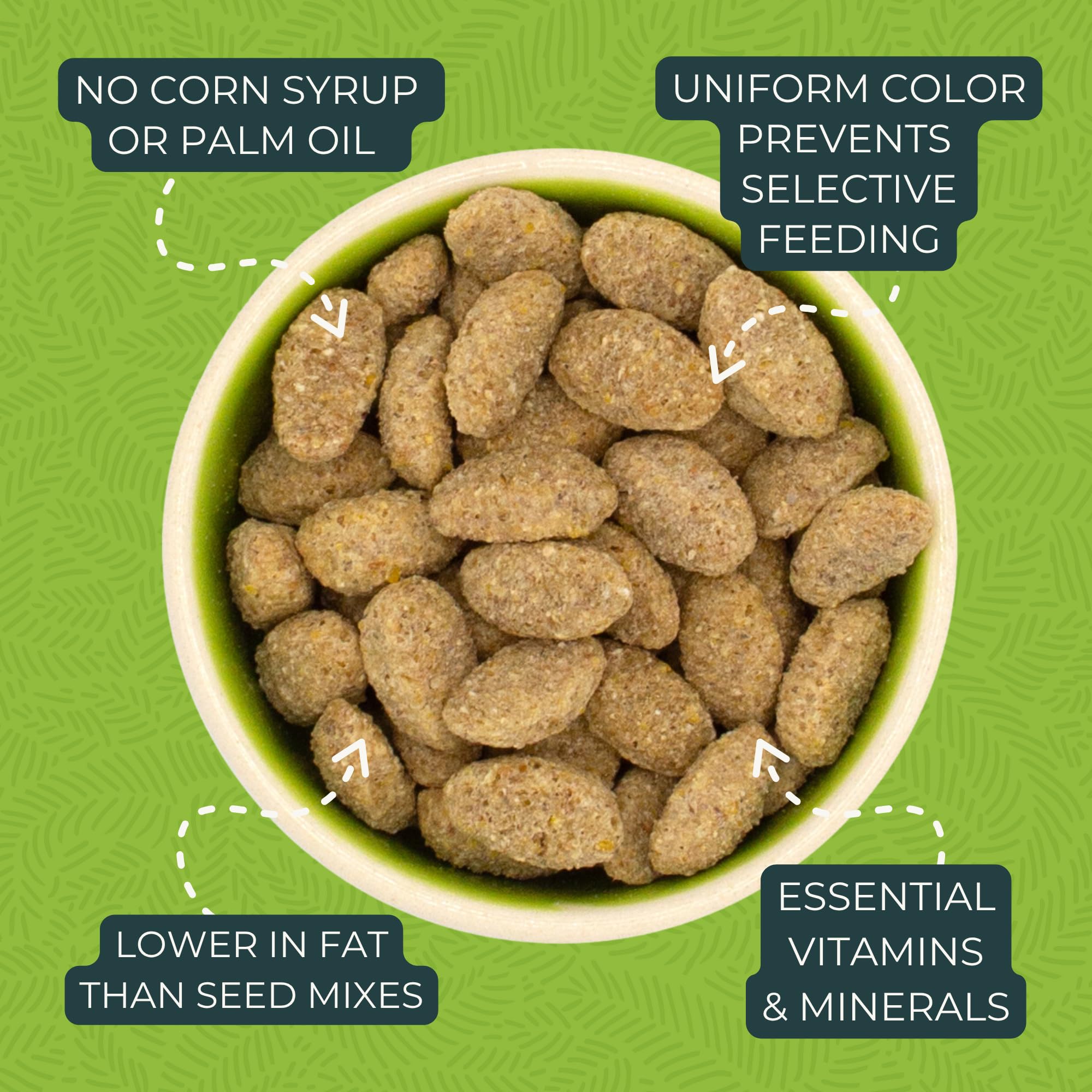 ZuPreem True Harvest is free from artificial colors and flavors for pure nutrition