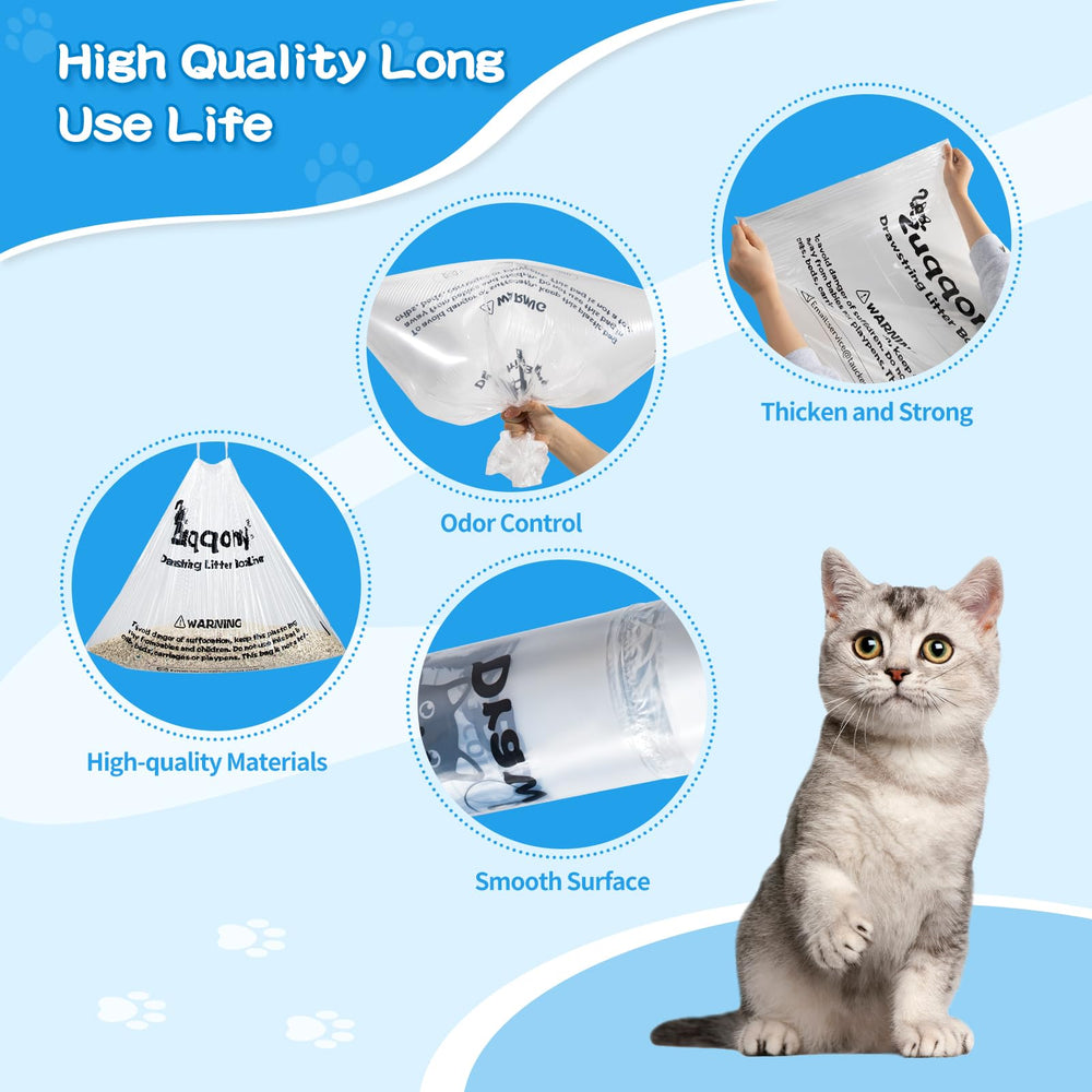 Zuqqony 25-8x21-inch liners shown for standard litter boxes.