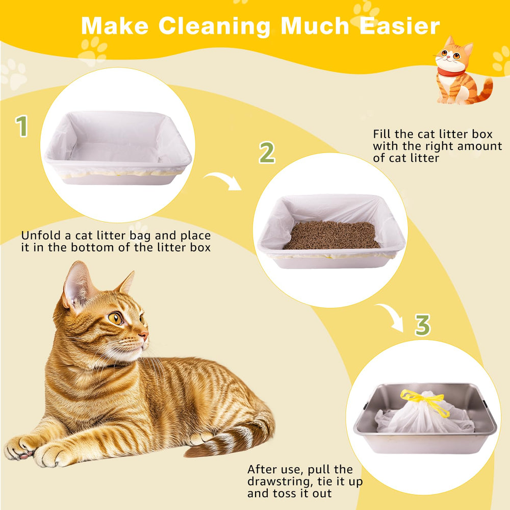 Zuqqony pack demonstrates easy dispensing of litter box liners during cleaning.