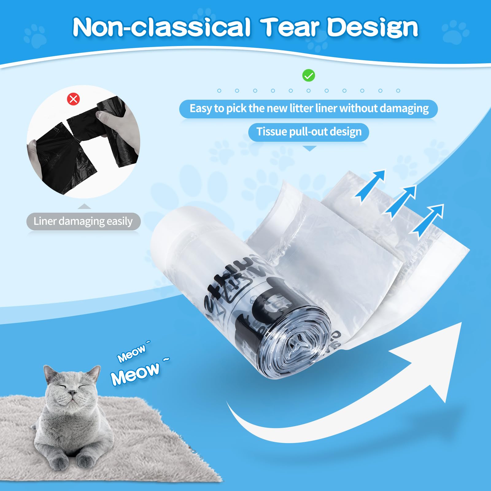 Zuqqony odor-control liner maintains a fresher litter area.