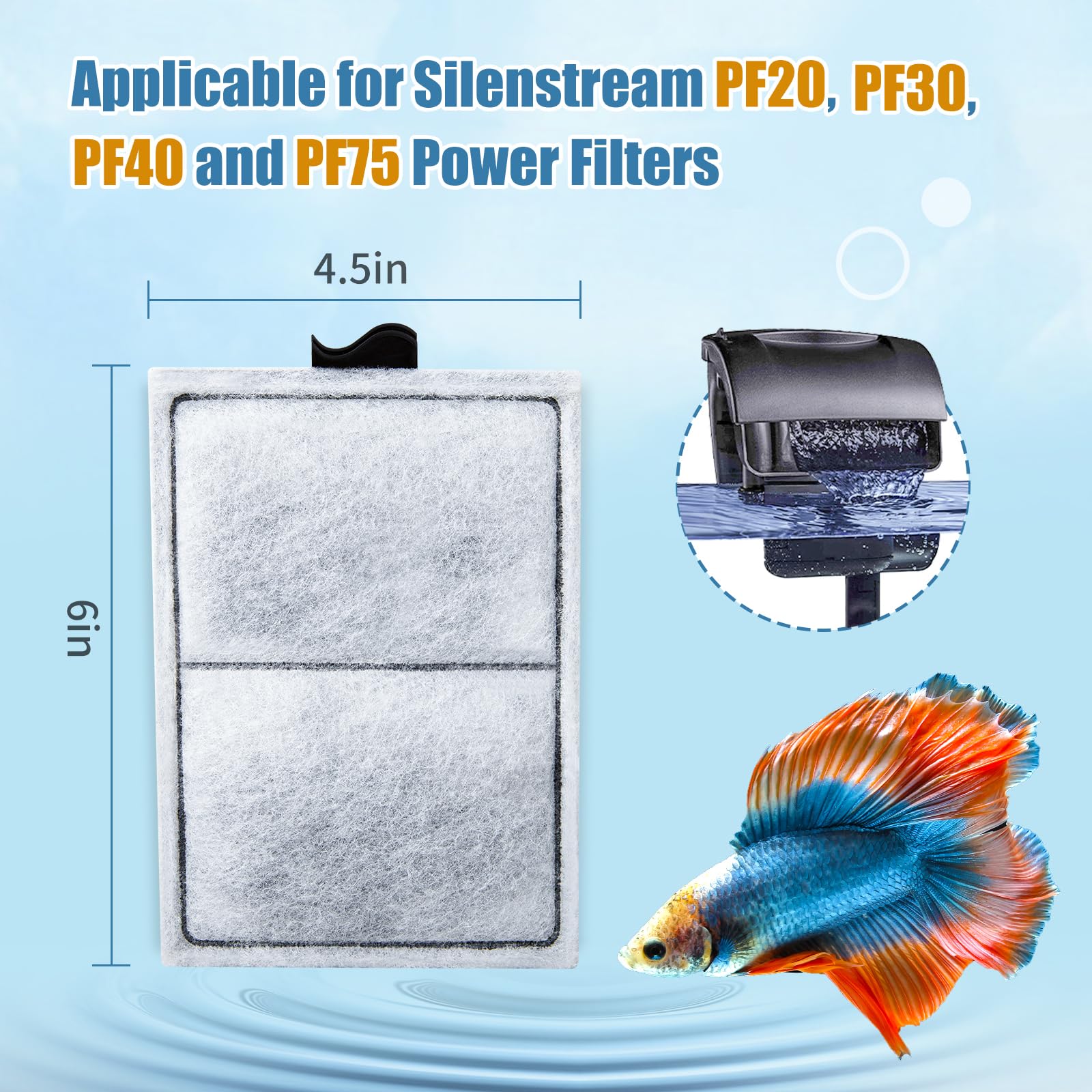 Zuqqony PF-L filter cartridge bulk pack supports regular tank upkeep