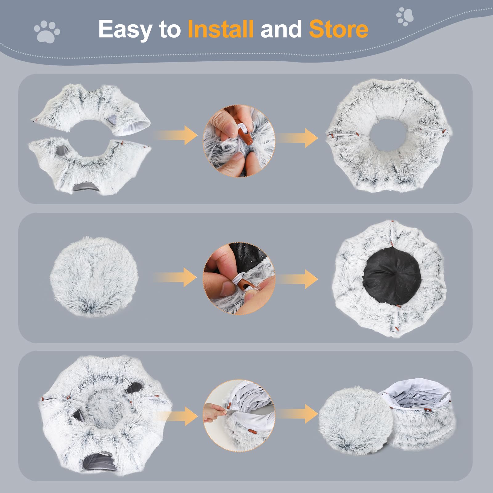 Zuqqony plush fabric interior creates a warm, inviting play space.