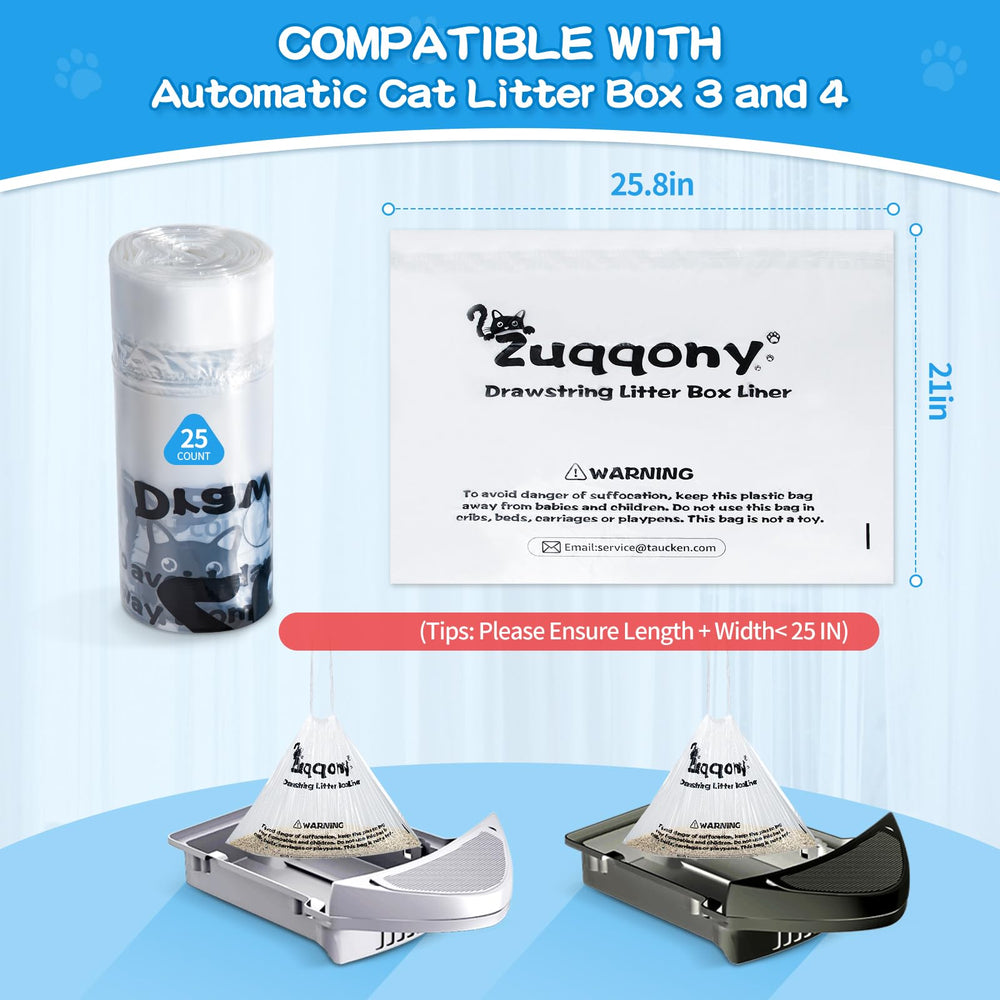 Zuqqony thickened, leak-proof liner close-up showing sturdy material.