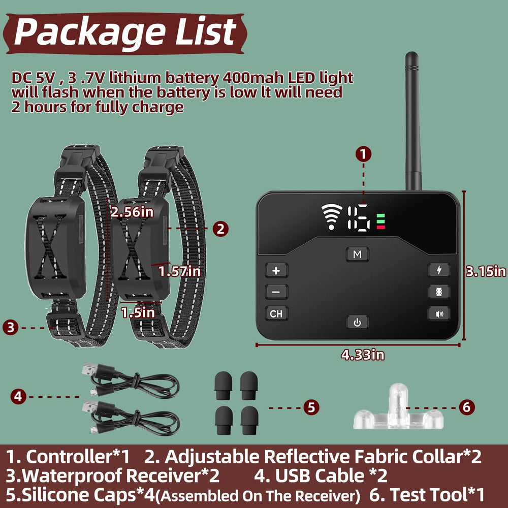 zvsay transmitter rechargeable fast-charge ensures quick daily setup