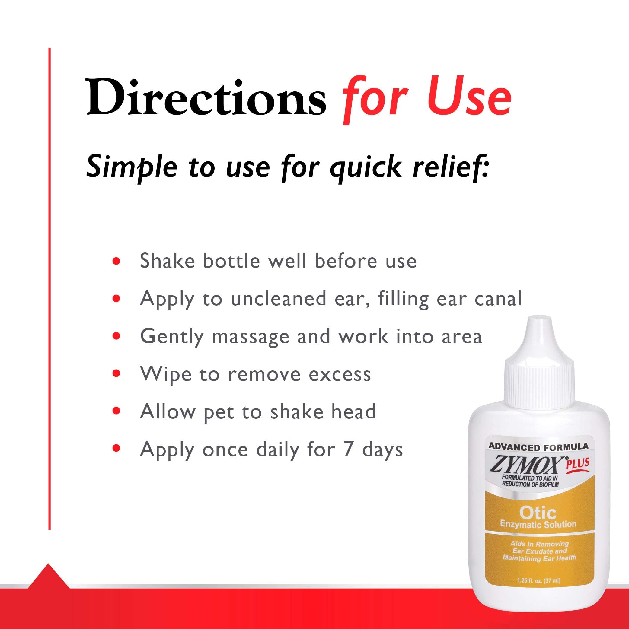 Zymox Advanced Formula Otic Plus hydrocortisone-free emblem signals safety