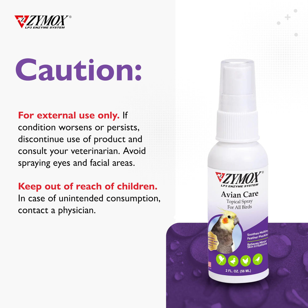 Poultry handler applies Zymox Avian Care Topical Spray to irritated skin