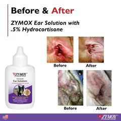 ZYMOX cat-ear-area-closeup highlights gentle ear care for cats.